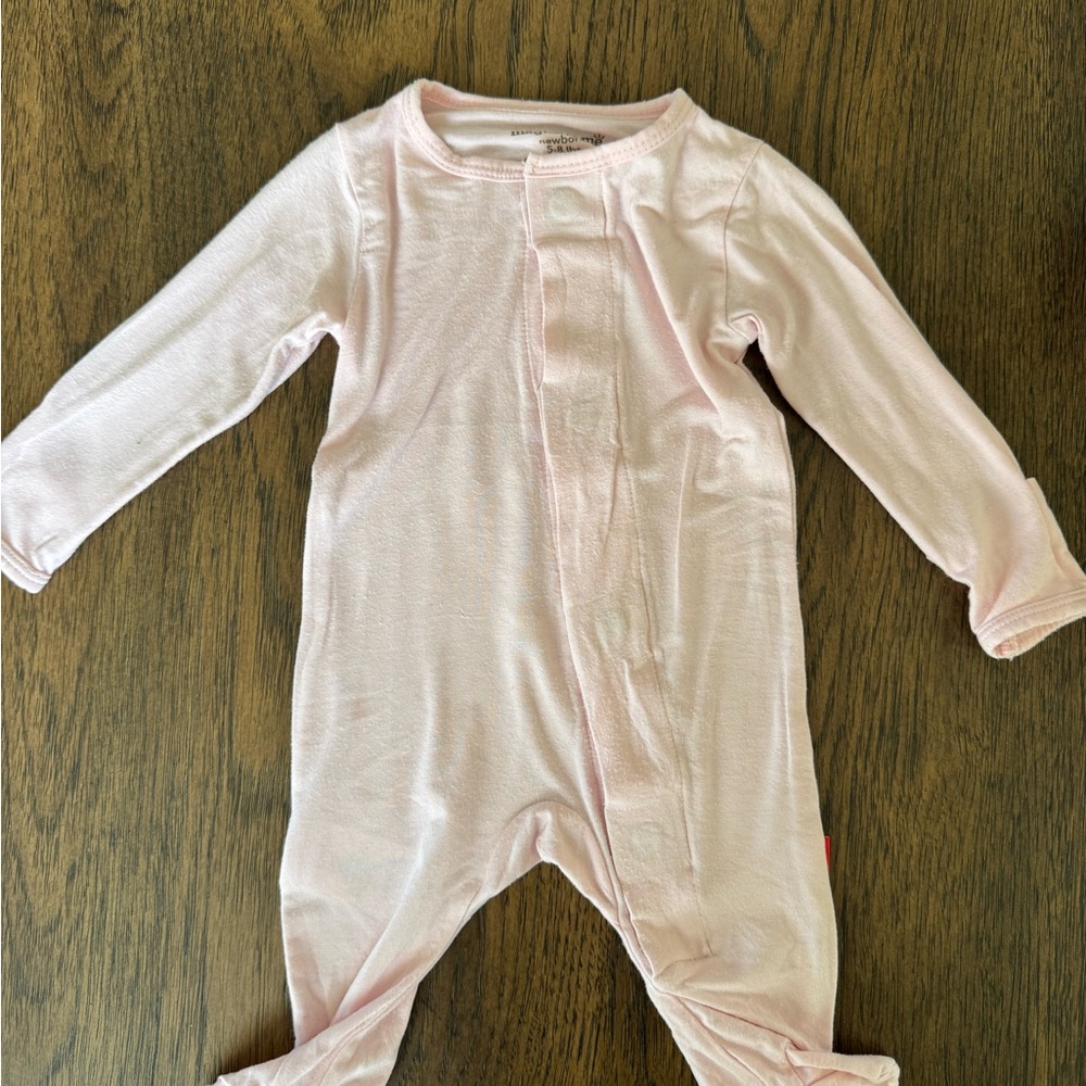 Magnetic Me Light Pink Baby Footie